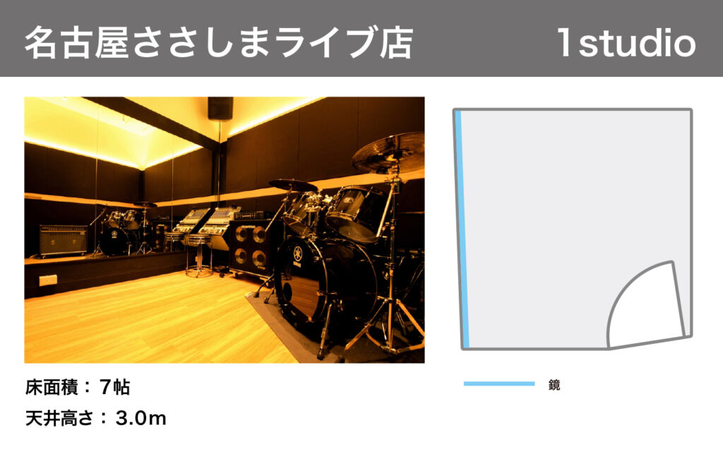名古屋ささしまライブ店1studio