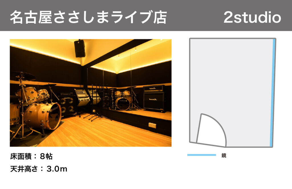 名古屋ささしまライブ店2studio