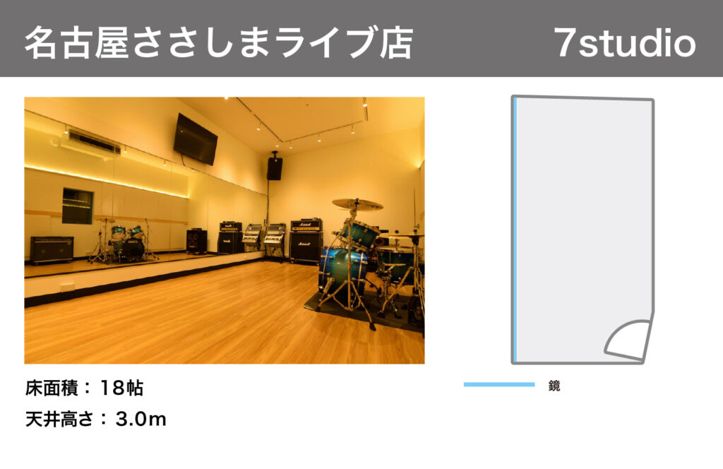 名古屋ささしまライブ店7studio