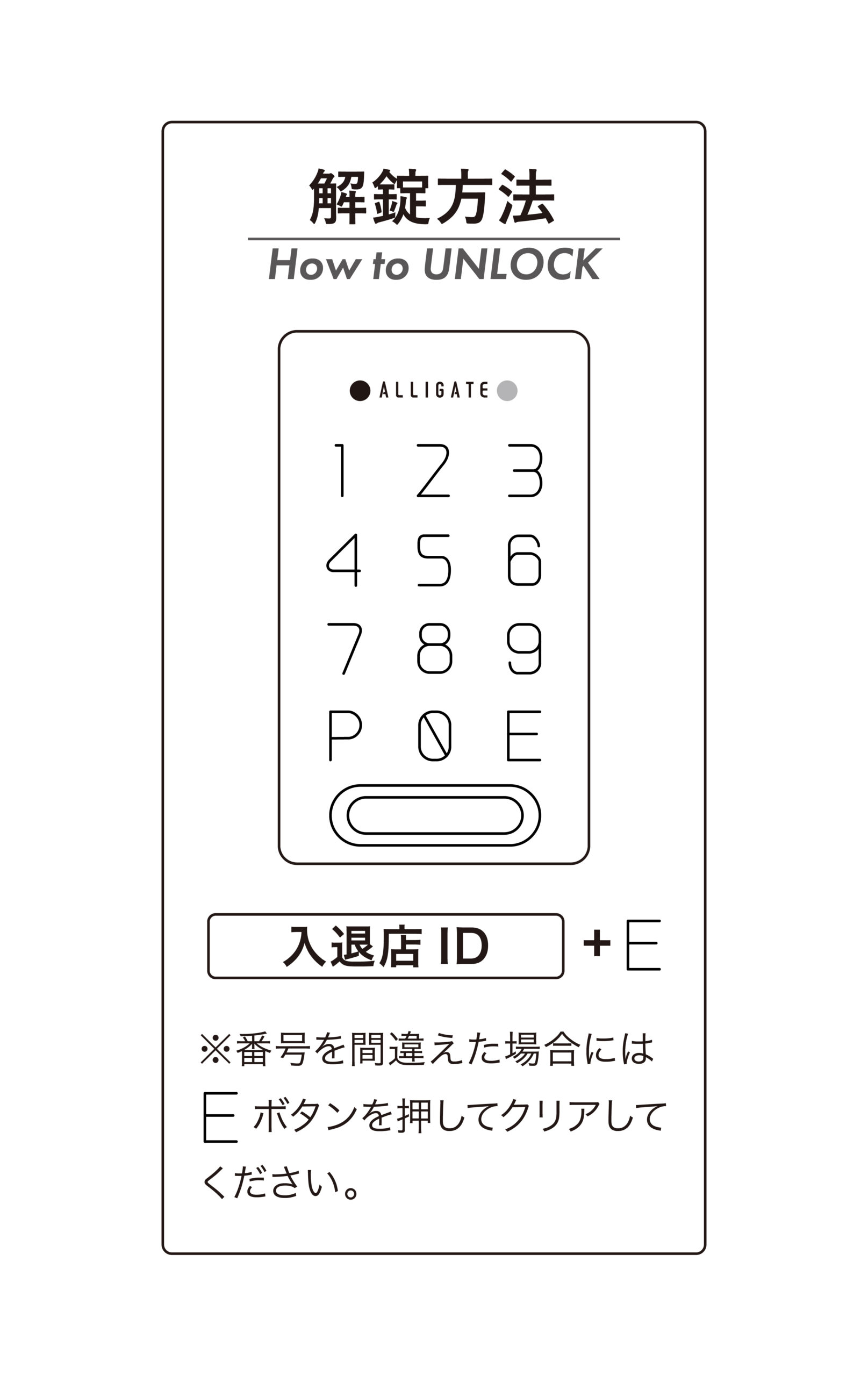 解錠方法